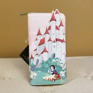 Loungefly Disney Snow White Castle Scene Wallet NEW
